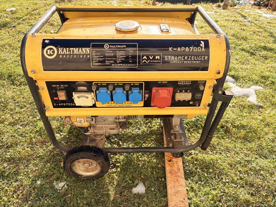 Agregat prądotwórczy KALTMANN 6700W 25L • Mocny • Serwisowany