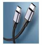 Kabel 2m USB-C - USB-C Szybkie Ładowanie 60w 3.0 w oplocie  premium