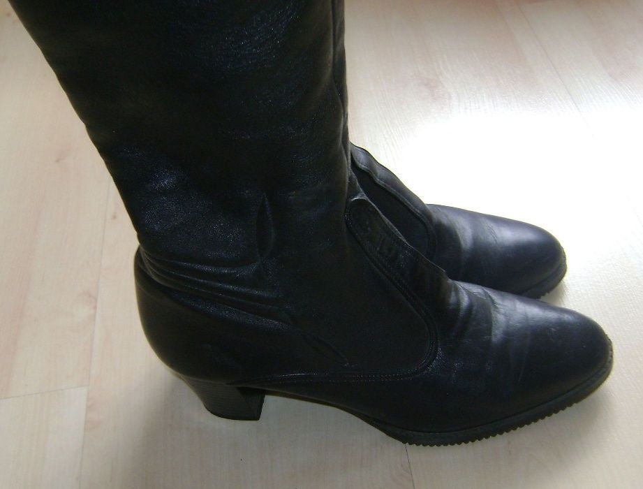 KOZAKI skóra naturalna ecco roz 39 /40