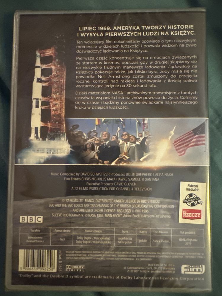 Nowe DVD . Dokument BBC „Lądowanie na księżycu”