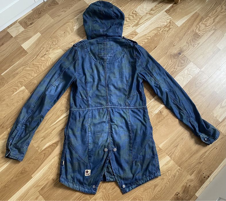 Khujo jeansowa parka r. M