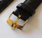 Klamra do paska zegarka Omega 16mm 18mm 20mm srebrna złota stal 316L