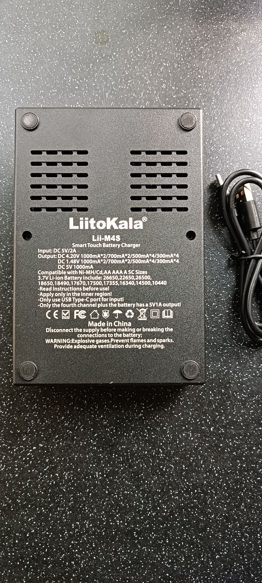 Зарядний пристрій LitoKala Lii-M4S,Lii-500S,Lii-600