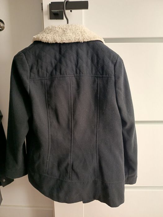 Kożuszek futerko ramoneska 152 dla dziewczynki 12 lat f&f