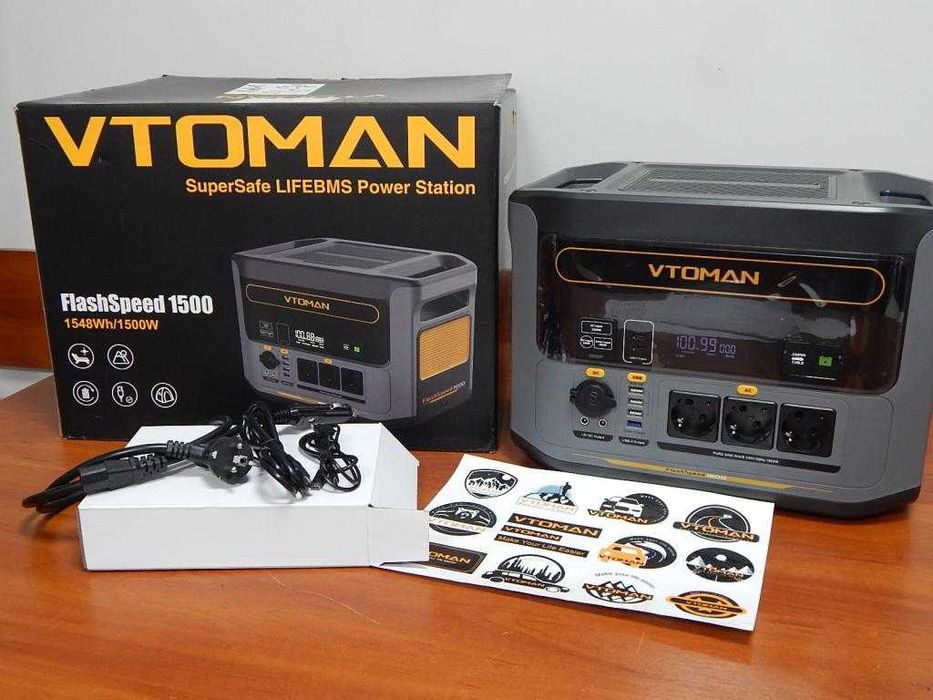 Зарядна станція Vtoman 1500, 1548Вт\г, 1500W
