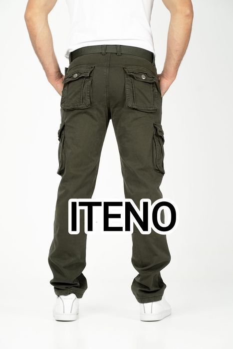 Штани чоловічі ITENO карго зимові олива, чорні, сірі.