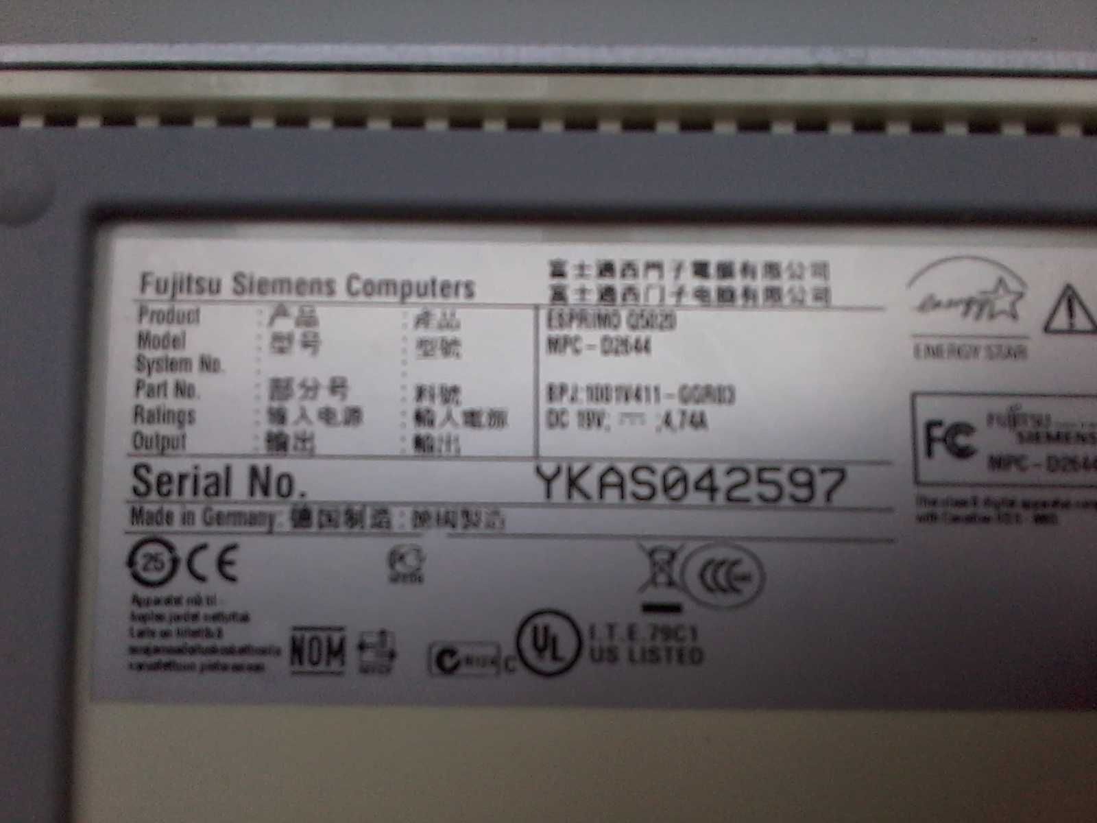 мини пк Fujitsu Q5020 Intel 2.6ггц DDR2 без SSD рабочий с нюансом