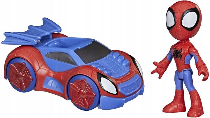 hasbro spidey figurka z pojazdem spidey marvel auto