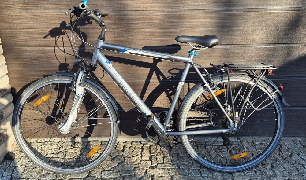 Męski rower trekkingowy=Pegasus Piazza=aluminiowy=okazja