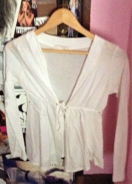 Cardigan branco zara