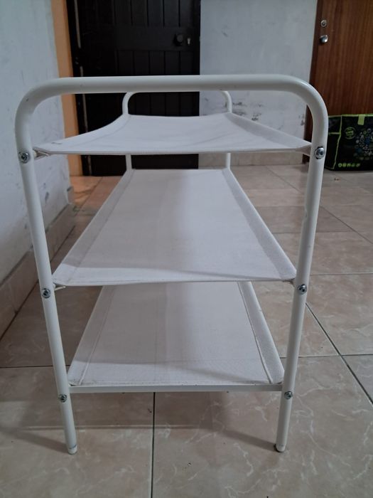 Sapateira empilhável branco 12 pares 65x90x35 cm Studio