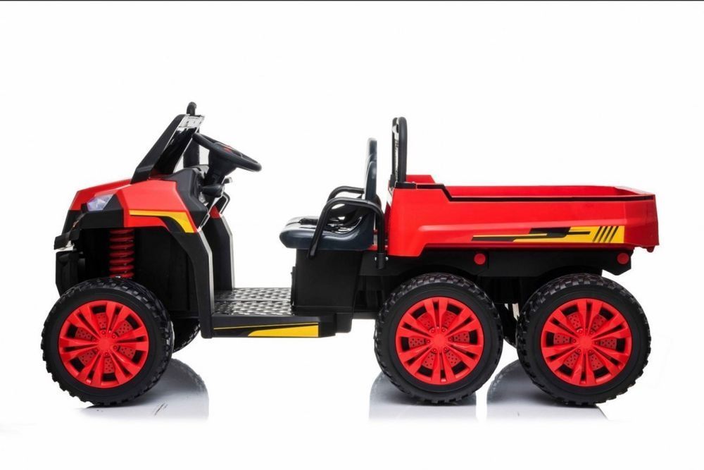 buggy 6 kołowy dla 2 dzieci wywrotka na akumulator