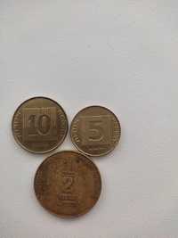Монети Ізраїлю 3 штуки