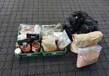 Pozostałości po produkcji kulek proteinowych