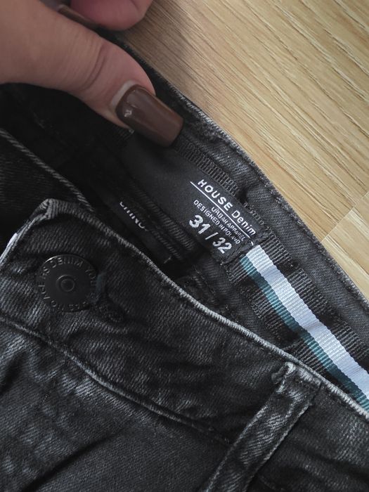 Męskie spodnie denim house 31/32