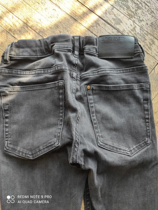 Spodnie czarne rurki super skinny