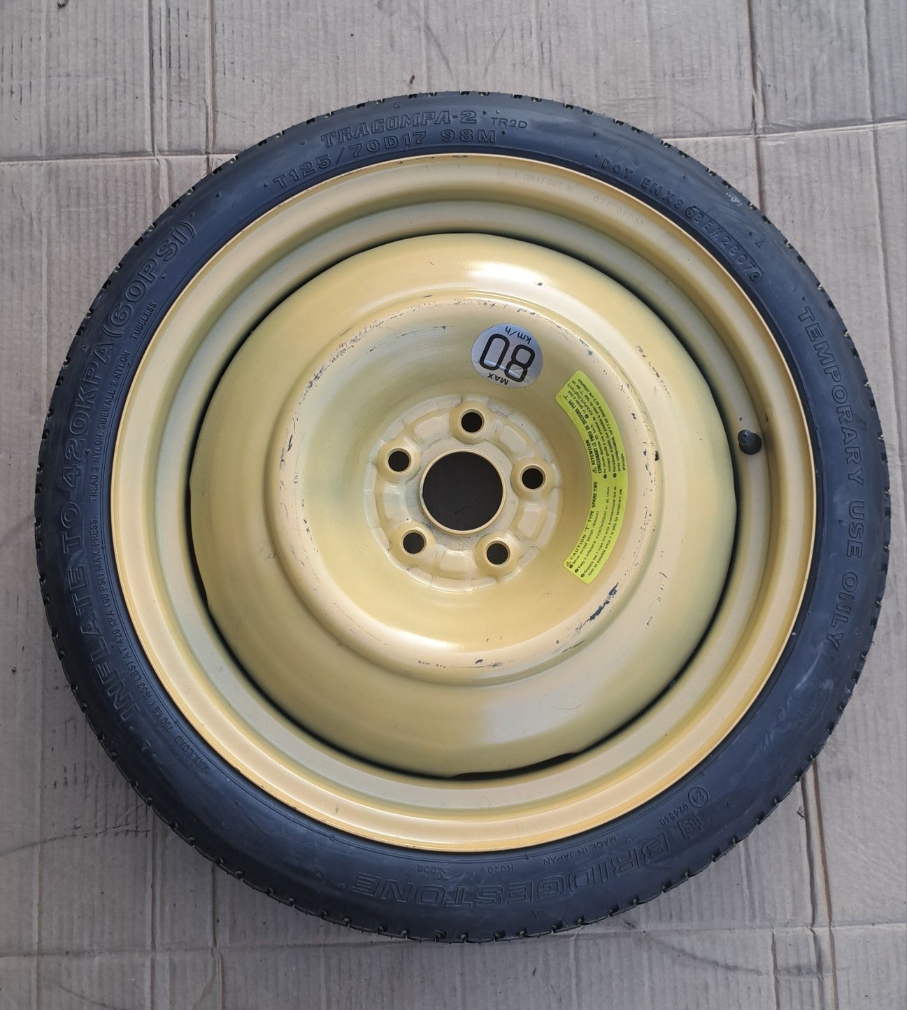 17 5x100 Dojazdówka Subaru BRZ Impreza Legacy Outback Rover 75