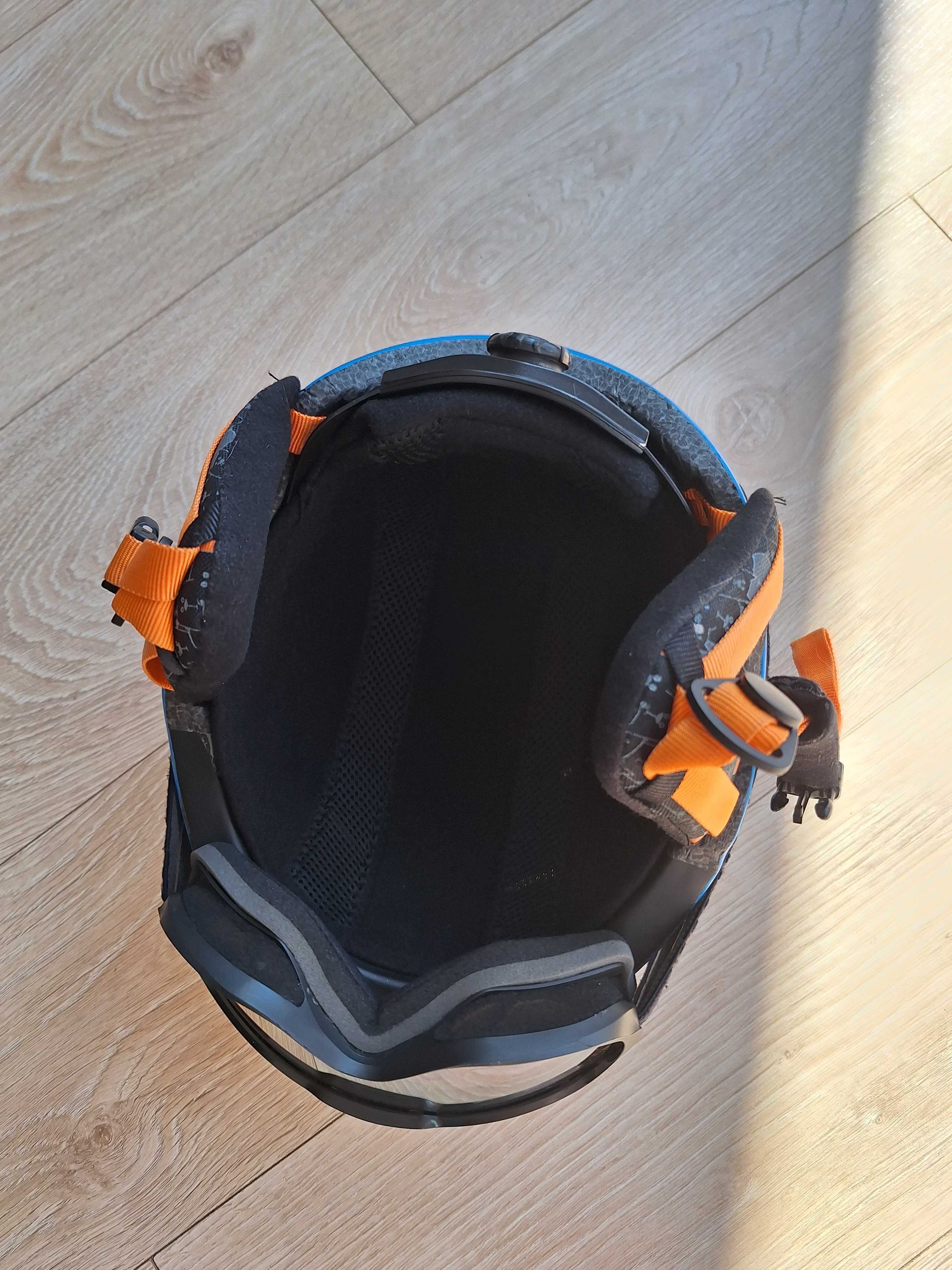 kask narciarski_roz. M /53-58cm/ + gogle w komplecie