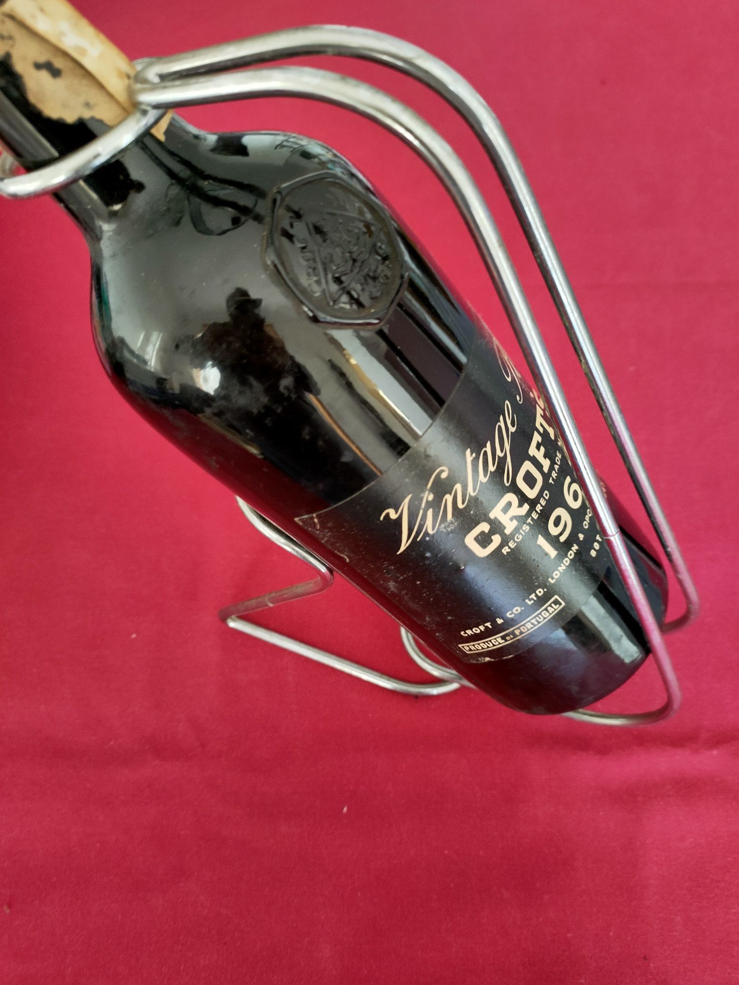 Suporte para garrafa de vinho