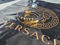 Versace bransoletka skora gold lux