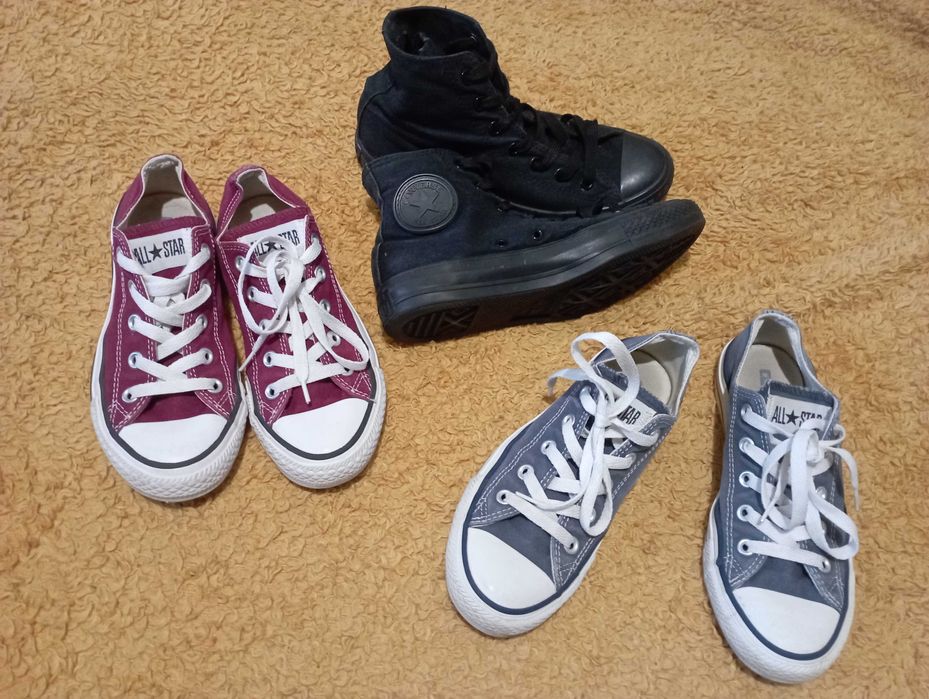 Converse 30 р 33-34 р 35 р 36.5 .кеди кросівки,