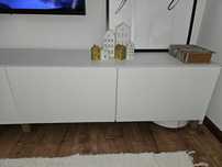 Móvel de televisão IKEA Branco