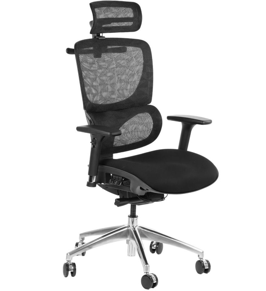Krzesło biurowe ergonomiczne ErgoNew S1A. Gwarancja do maja 2026