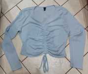 Błękitna sexy bluzeczka r. XL-L