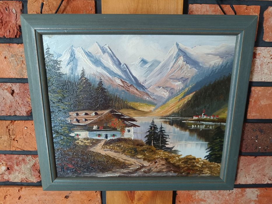 Piękny obraz olejny na płycie HSR