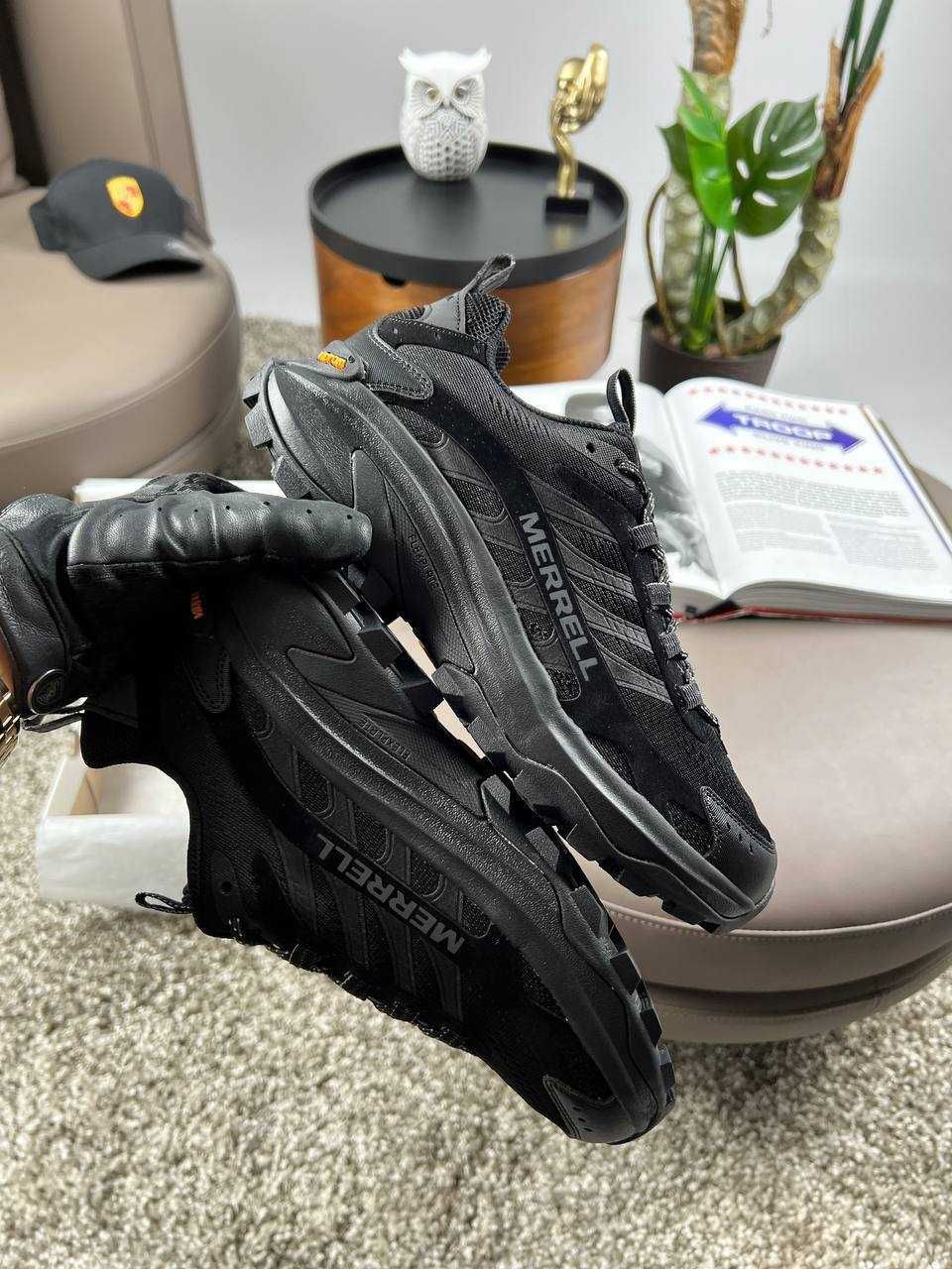 Чоловічі кросівки мерел Merrell Moab Speed 2 All Black [41-45]
