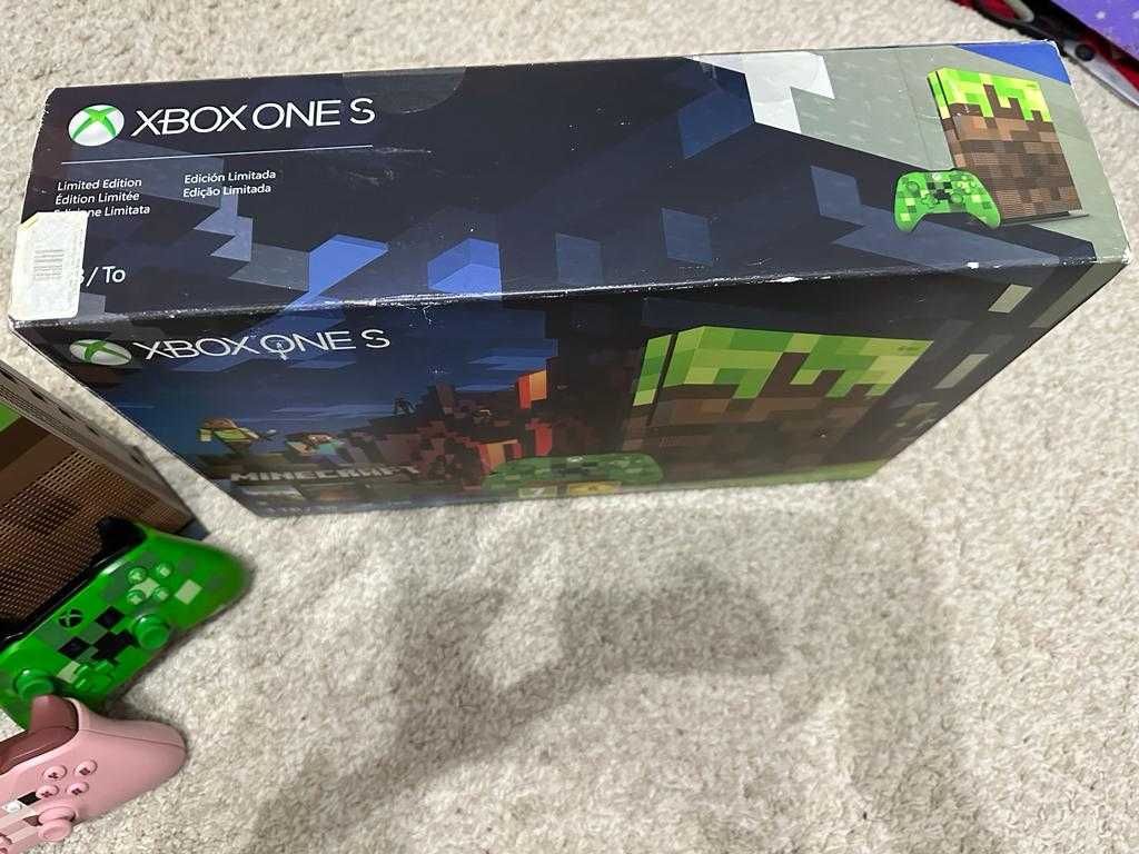 Xbox One S Minecraft Edição Limitada