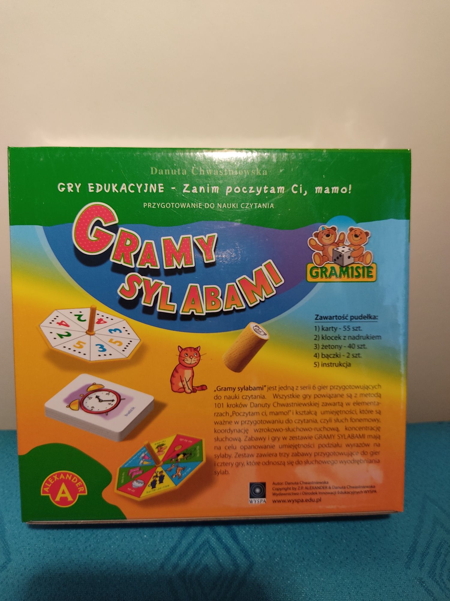 Gramy sylabami, gra edukacyjna