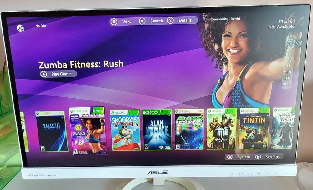 Xbox 360 Slim com 500 GB Kinect e RGH 3.0