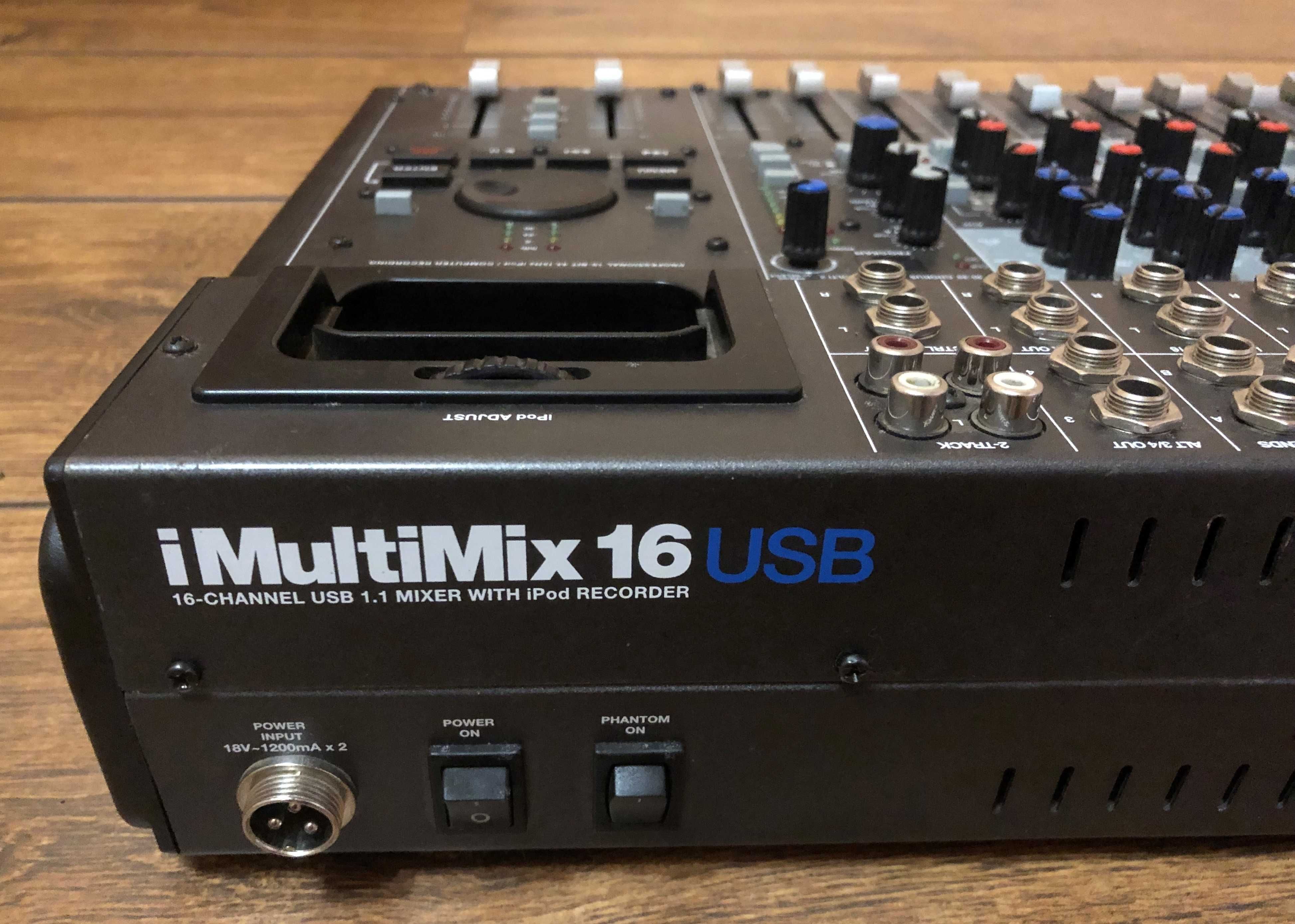 Микшерный пульт Alesis iMultiMix 16 USB - 16 Channel Recording iPod