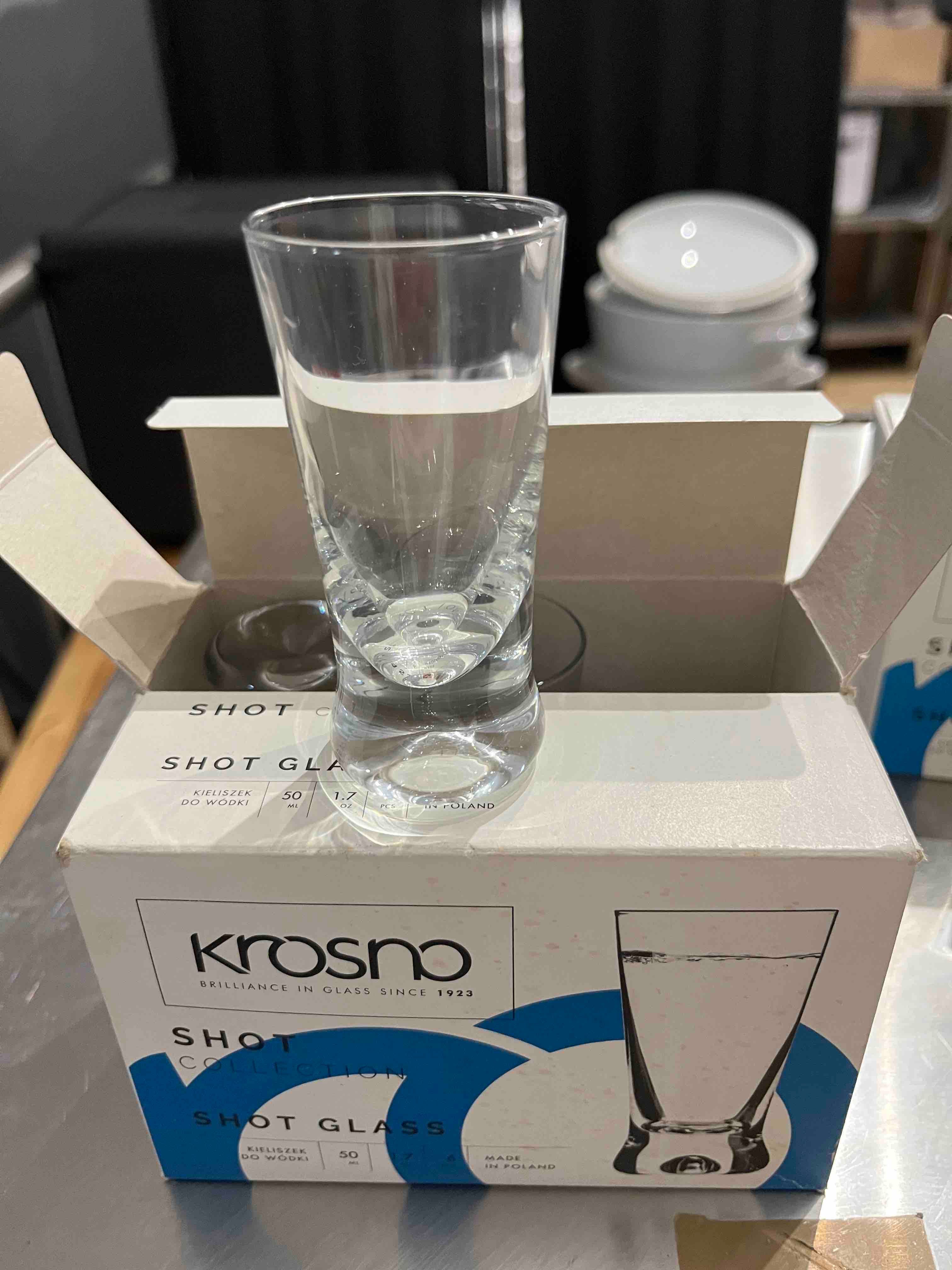 KROSNO X-LINE Kieliszki do wódki 50 ml 6 sztuk