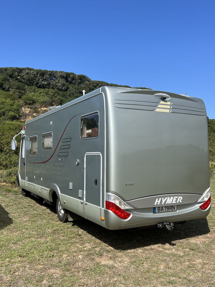 Hymer s800 topo de gama uma das melhores autocaravanas da marca rainha