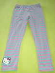 Legginsy Marks & Spencer Hello Kitty nieb-róż paski, rozm. 116, 5-6 la