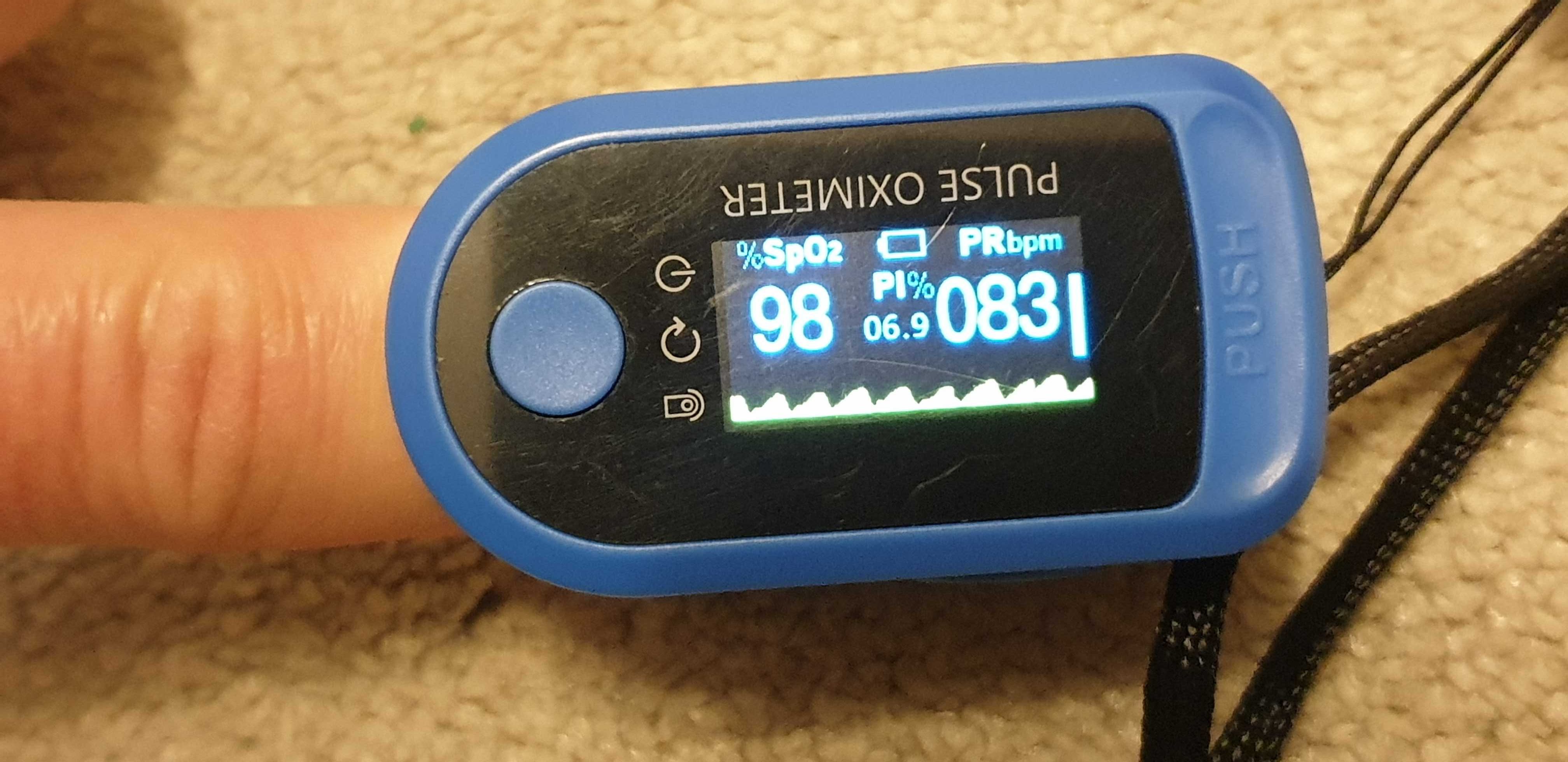 Pulsooksymetr z Bluetooth