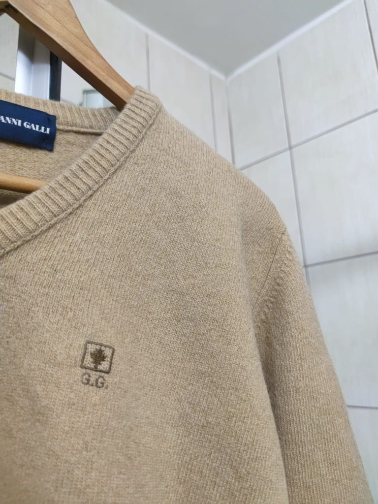 sweter sweterek XL Giovanni Galli bluza hoodie kangurka longsleeve weł