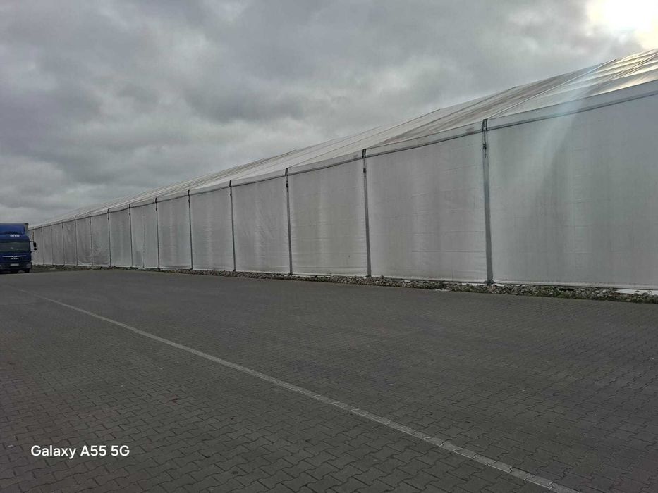 Używana hala magazynowa 25x100x5m