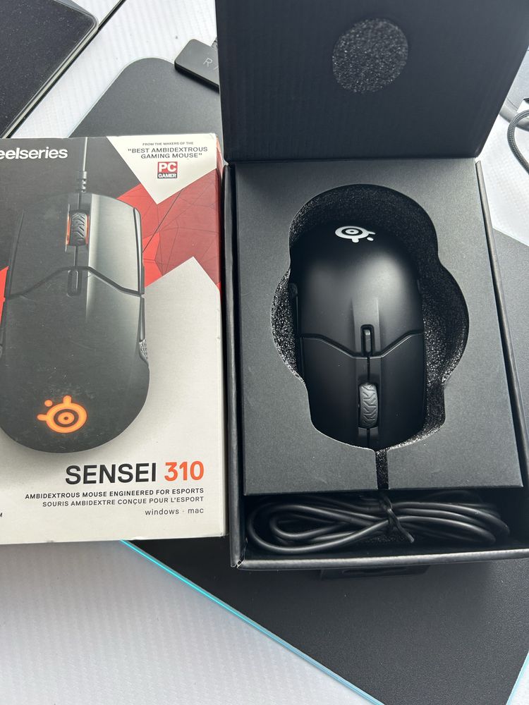 SteelSeries Sensei 310 Gameingowa myszka przewodowa, oburęczna