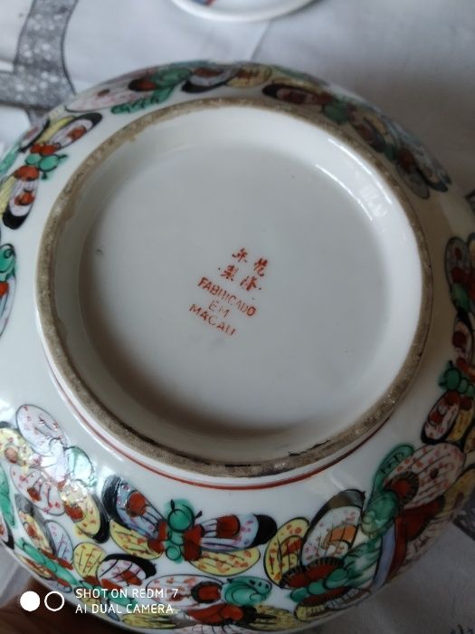 Porcelana de Macau - Taça antiga Macau