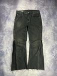 !РОЗПРОДАЖ Zara Flared Zipper Grey Washed Rick Owens Type Jeans