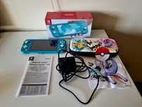 Konsola Nintendo Switch Lite turkusowa zestaw