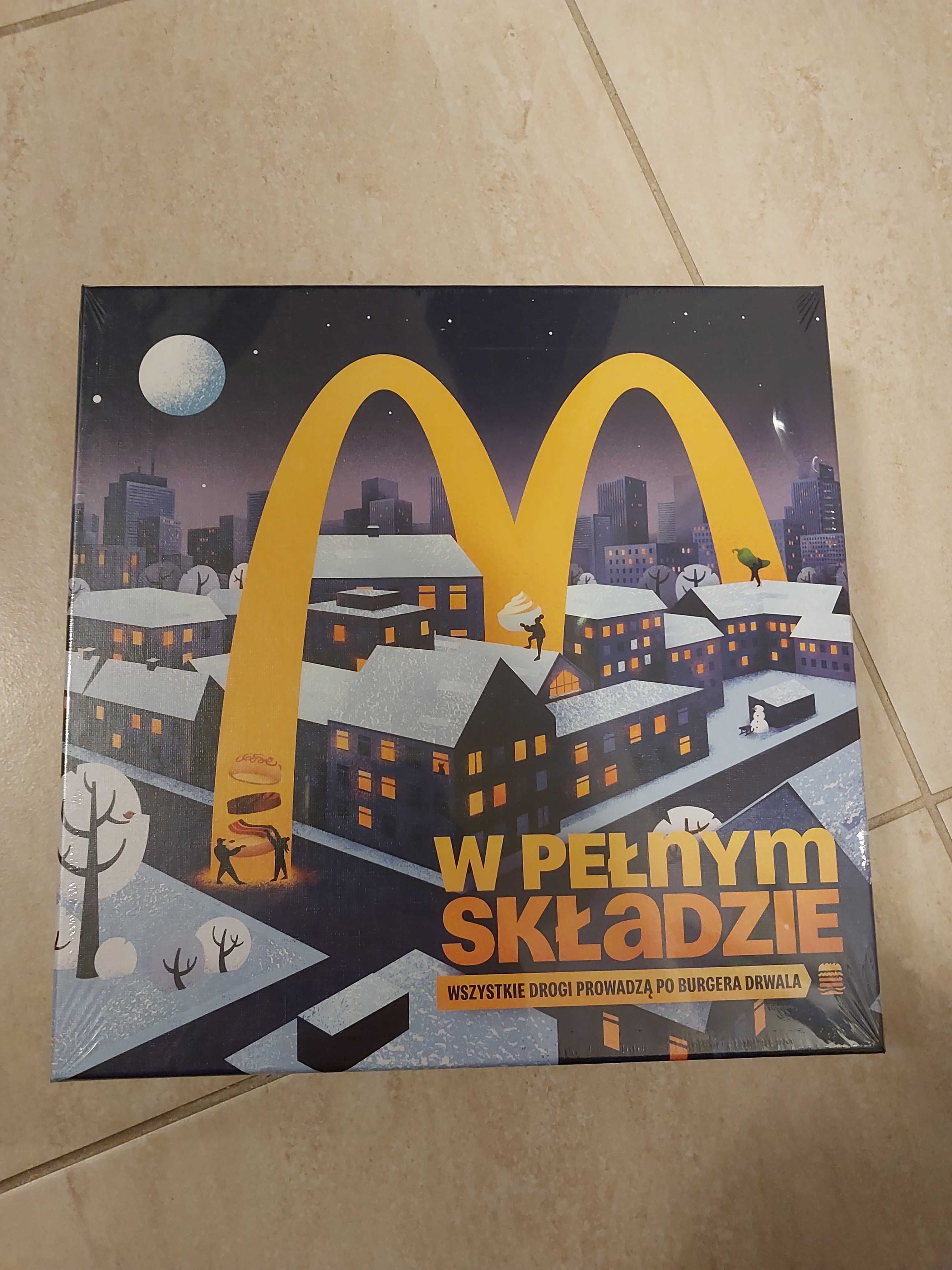 Gra planszowa mc donalds w pełnym składzie