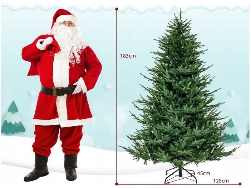 Sztuczna choinka – 183 cm, LED 280, nowa