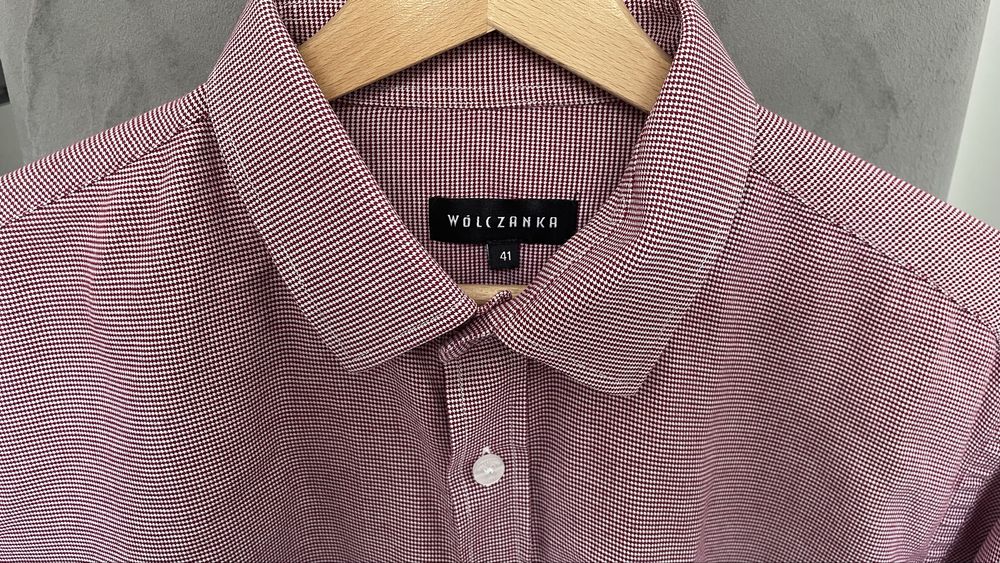 Koszula męska Wólczanka, slim fit, rozmiar 41