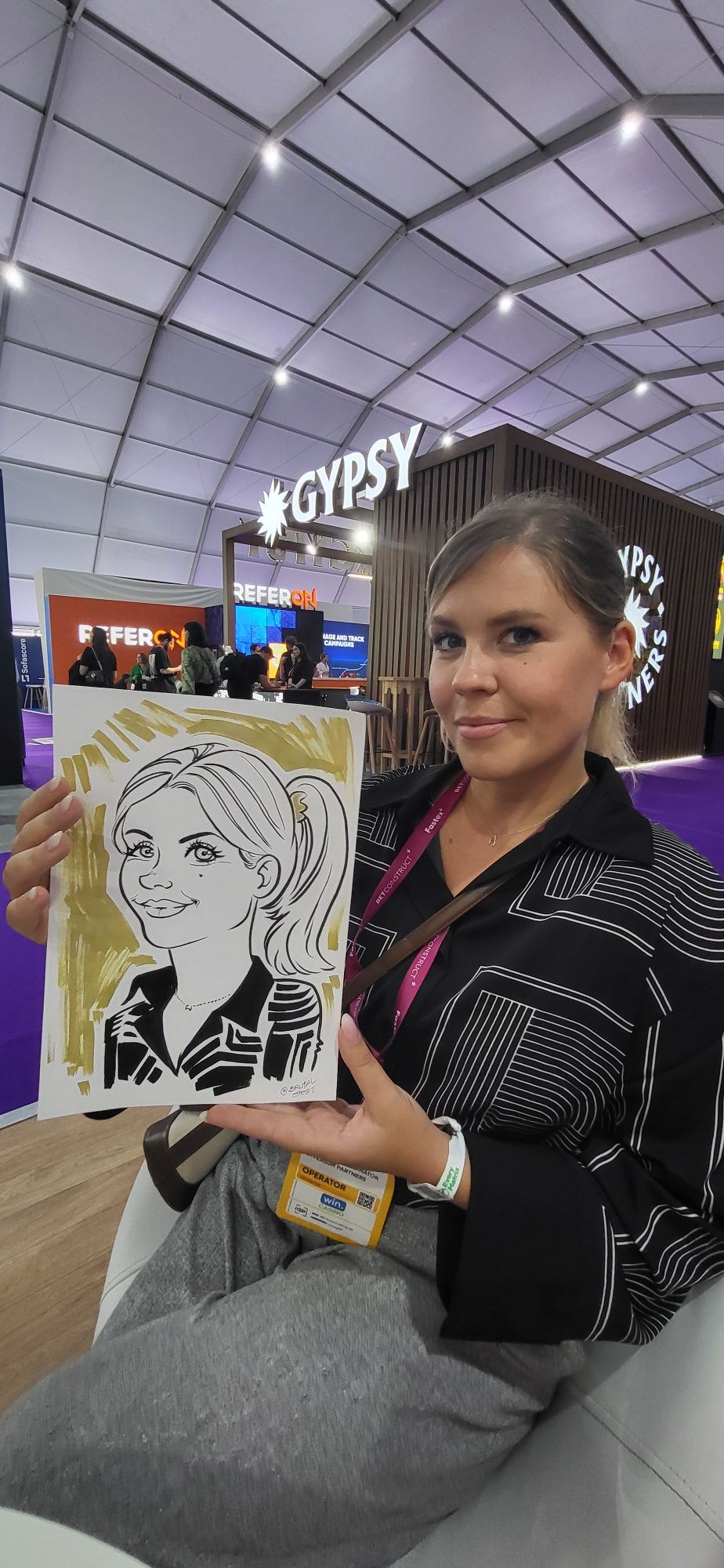Eventos caricaturas ao vivo