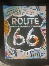 Tabliczka metalowa Route 66 30x38cm