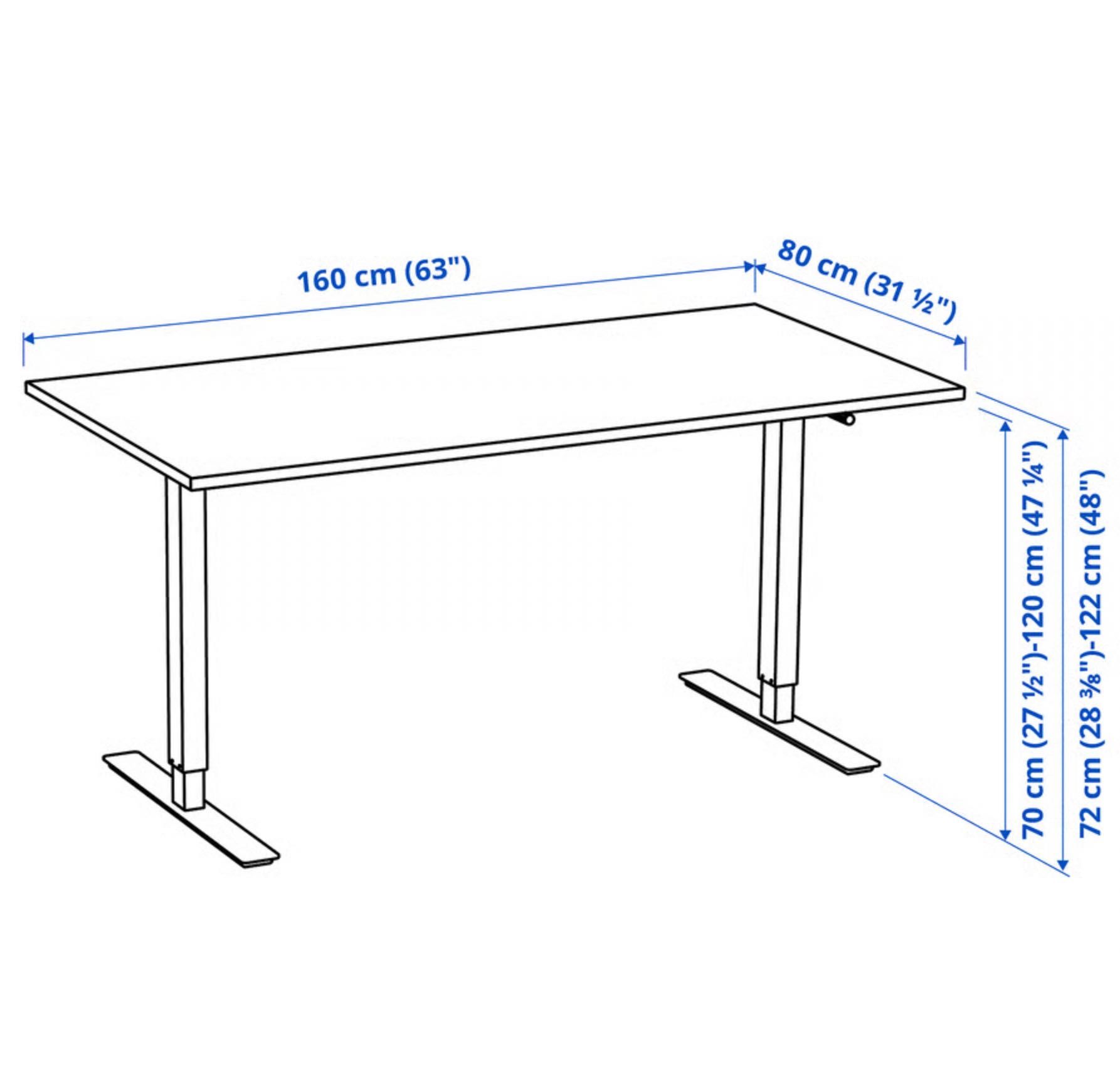 Cadeiras e Secretária Trotten e Markus IKEA como novas.